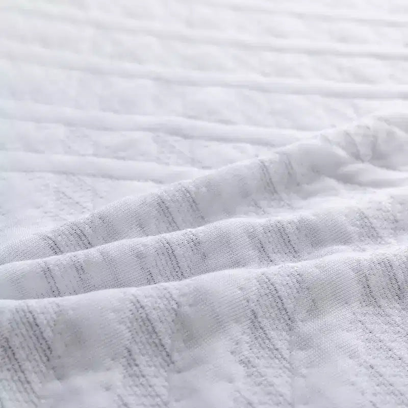 Matelas en mousse à mémoire de forme au gel blanc, Fermeté moyenne – Lit simple/double/Queen/King, 1 personne