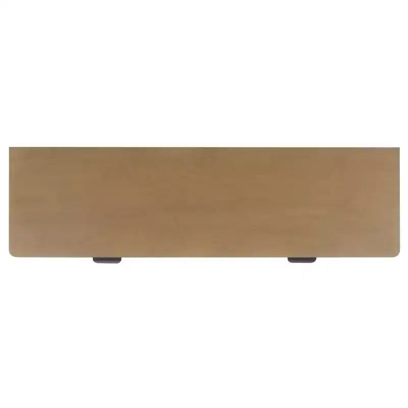 Meuble TV 2 portes | Brun Désert / Noir Mat / Naturel | Convient aux téléviseurs jusqu'à 43"
