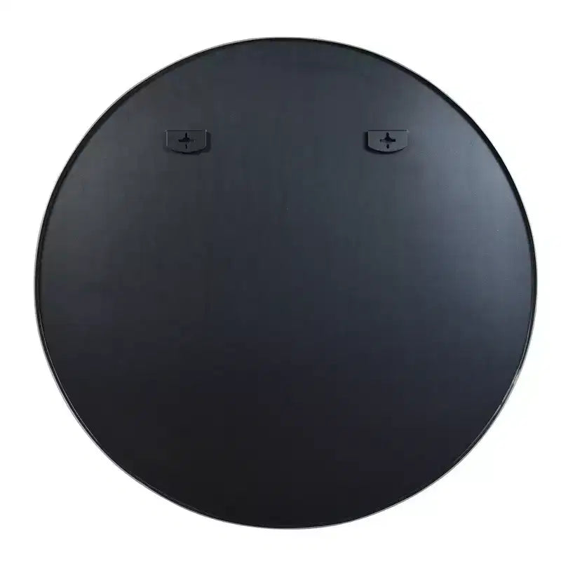 Miroir mural rond 42" – Noir / Or / Argent, Cadre en aluminium