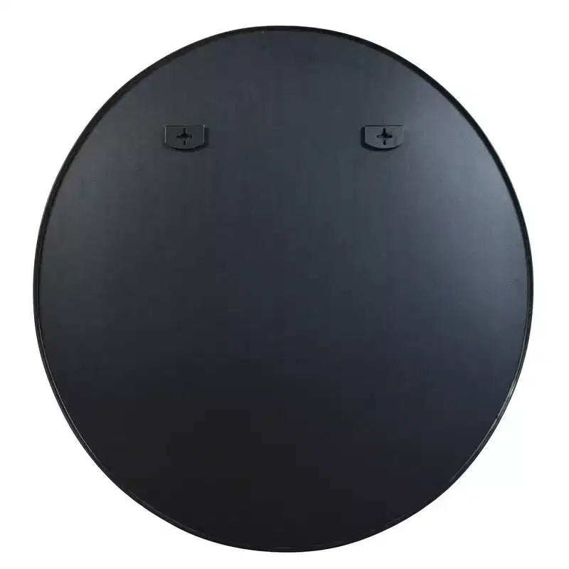 Miroir mural rond 42" – Noir / Or / Argent, Cadre en aluminium