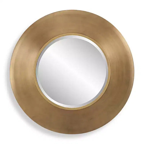 Uttermost Contessa Antique Gold 29 1/2 Round Wall Mirror