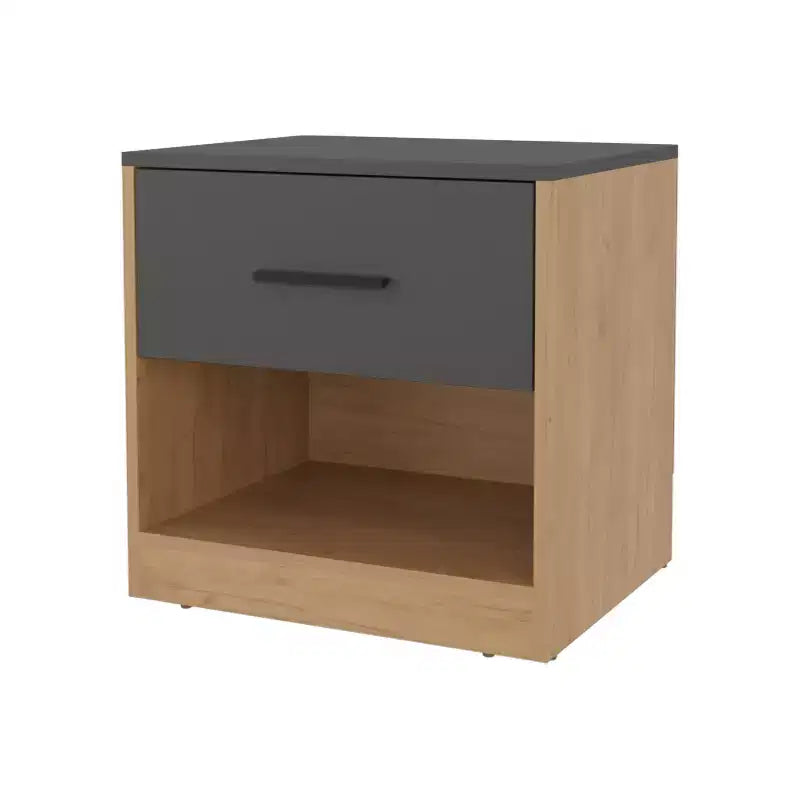 Table de chevet multicolore à 1 tiroir, Table d'appoint de chambre pour 1